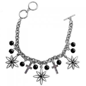 Armband: Flower Cross