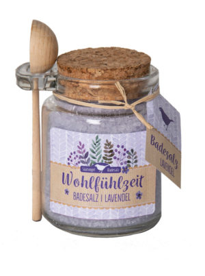 Badesalz: Wohlfühlzeit (Lavendel)