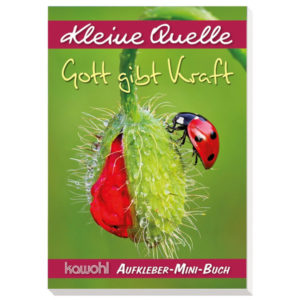 Aufkleber-Mini-Buch: Gott gibt Kraft