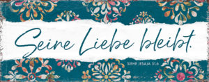 Metallschild: Seine Liebe