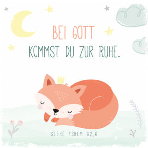 Holzschild: Bei Gott kommst du zur Ruhe