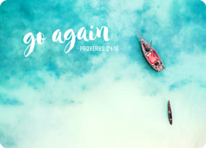 Postkarte: Go again (XL)