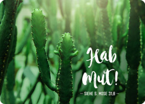 Postkarte: Hab Mut XL