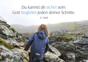 Postkarte: Schritte