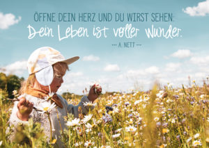 Postkarte: Voller Wunder