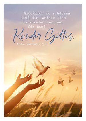 Postkarte: Kinder Gottes