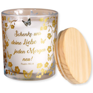 Duftkerze: Schenke uns deine Liebe (Gold-Edition)