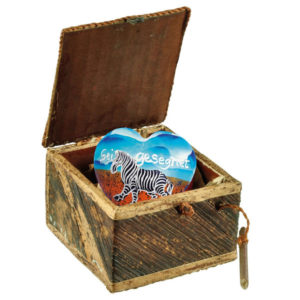 Geschenk-Box mit Herz - Sei gesegnet
