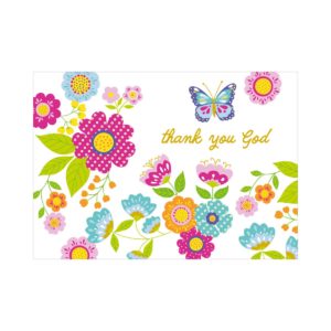 Postkarte: Thank you God