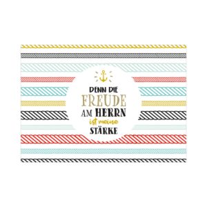 Postkarte: Denn die Freude am Herrn