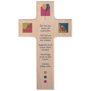 Holzkreuz: Dankesgebet