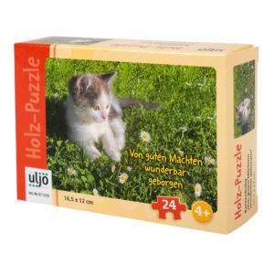 Holz-Puzzle: Von guten Mächten (Katzenbaby )