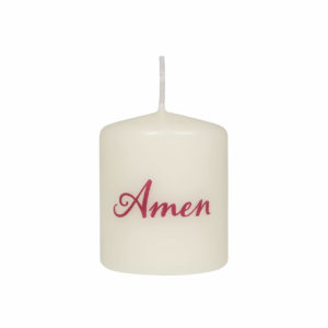 Kerze: Amen