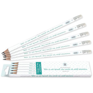 Bleistifte: Jahreslosung 2022 - Herz-Design (100er Pack)