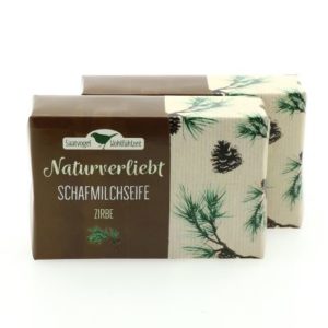 Schafmilchseife: Naturverliebt- Zirbe