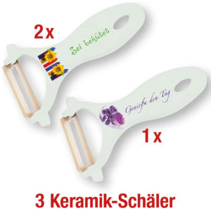 Paket: Keramik-Schäler (3 Exemplare)