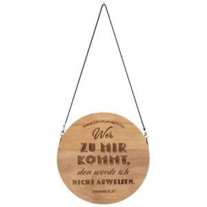 Wandschmuck-Holz: Wer zu mir kommt