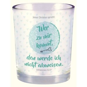 Windlicht: Jahreslosung 2022 - Wer zu mir kommt