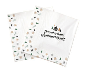 Servietten: Wunderbare Weihnachtszeit