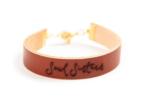 Lederarmband: Soul Sisters