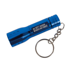 LED-Taschenlampe: Die Gott suchen (blau)