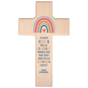 Kinder-Holzkreuz: In deinem Herzen möge