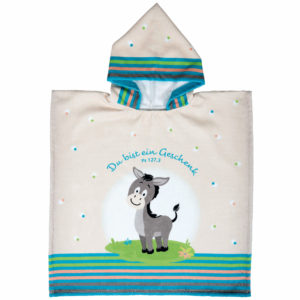 Badeponcho Esel Felix: Du bist ein Geschenk