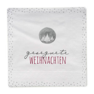 Servietten: Gesegnete Weihnachten
