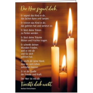 Faltkarte: Der Herr segnet dich