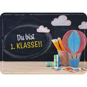 Postkarte: Du bist 1. Klasse!!