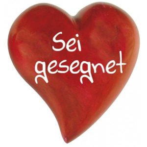 Handschmeichler-Herz: Sei gesegnet