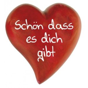 Handschmeichler-Herz: Schön, dass es dich gibt