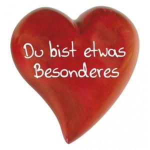 Handschmeichler-Herz: Du bist etwas Besonderes