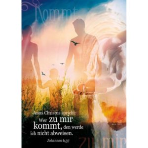 Faltkarte: Wer zu mir kommt (12 Stück, Idea Edition)