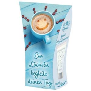 Handcreme: Ein Lächeln begleite deinen Tag