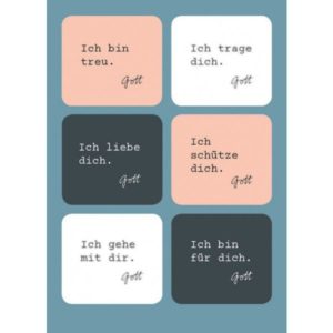 Postkarte: Zusagen Gottes (Sticker)