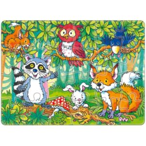 Puzzle: Tiere des Waldes
