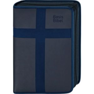 Hülle mit Reißverschluss: BasisBibel. Die Komfortable. (blau)