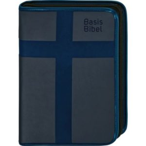 Hülle mit Reißverschluss: BasisBibel. Die Kompakte. (blau)