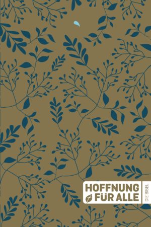 Hoffnung für alle. Die Bibel. (Golden Leaves, Blue Edition)