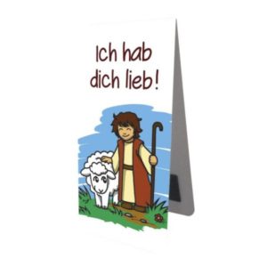 Magnetlesezeichen: Ich hab dich lieb!