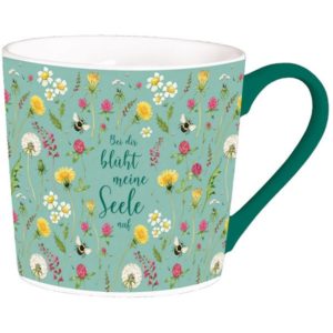 Tasse: Bei dir blüht meine Seele auf