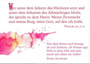 Spruchkärtchen mit Bibelworten 3: Zuversicht