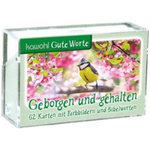 Karten-Box: Geborgen und gehalten