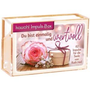 Karten-Box: Du bist einmalig und wertvoll