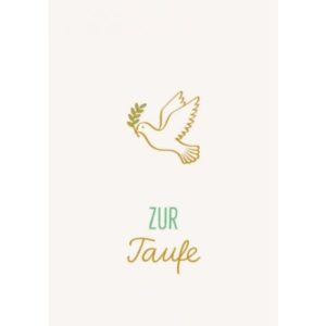 Postkarte: Zur Taufe