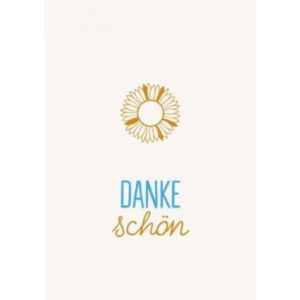 Postkarte: Dankeschön