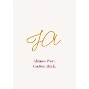 Postkarte: Ja!