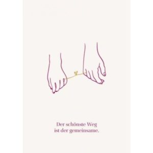 Postkarte: Der schönste Weg
