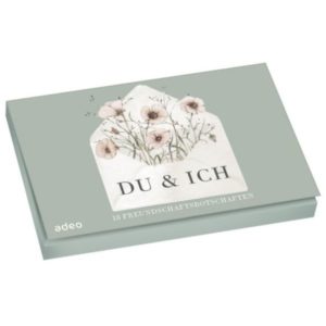 Postkartenbox: Du & Ich